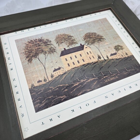 Rustic Farmhouse Wall Art – Framed Warren Kimble Print | American Folk Art - Picture 2 of 8